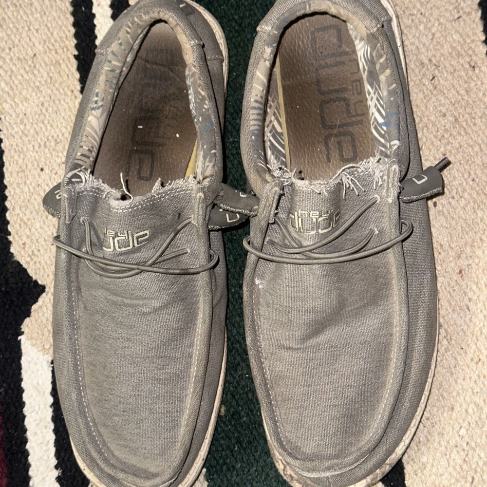 Hey Dude Men's Gray Casual Shoes